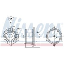 Ventilator, habitaclu NISSENS