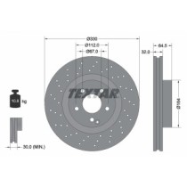 Disc frana TEXTAR