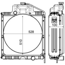 Radiator, racire motor MAHLE