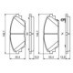 Set placute frana fata BOSCH pentru MAZDA 3, 3/HATCHBACK, CX-3, CX-30 1.5-2.2D 07.13, inaltime 55.3 mm, latime 141.7 mm, grosime 15.7 mm