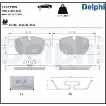 Set placute frana,frana disc DELPHI