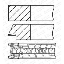 Set segmenti piston GOETZE