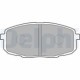 Set placute frana fata DELPHI pentru HYUNDAI I30, KONA, KONA/SUV; KIA CARENS II, CEE&apos;D, CERATO II, PRO CEE&apos;D 1.0-2.0LPG 07.02