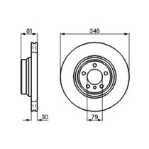 Disc frana BOSCH