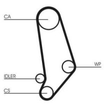 Set curea de distributie CONTITECH