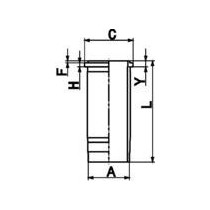 Camasa cilindru KOLBENSCHMIDT