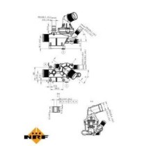 Termostat,lichid racire NRF