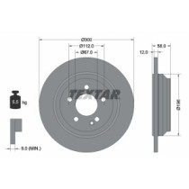 Disc frana TEXTAR