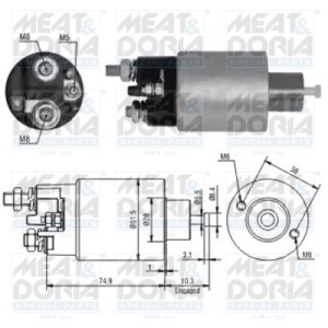 Solenoid, electromotor MEAT & DORIA