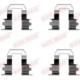 Set accesorii placute frana Spate QUICK BRAKE pentru TOYOTA CELICA, COROLLA, COROLLA/KOMBI 1.4-2.0D 05.87-01.02