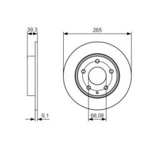 Disc frana BOSCH