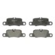 Set placute frana spate BOSCH pentru PORSCHE 911, 911 TARGA, PANAMERA, PANAMERA SPORT TURISMO, inaltime 69.6 mm, latime 187.3 mm, grosime 15.9 mm