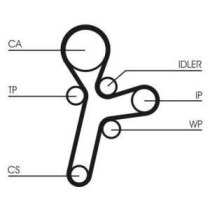 Curea de distributie CONTITECH