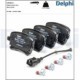 Set placute frana spate DELPHI VW CALIFORNIA T5 T6 MULTIVAN T5 T6 TRANSPORTER T5 T6 CARAVELLE 1.9D-3.2 59mm x 116mm x 18mm