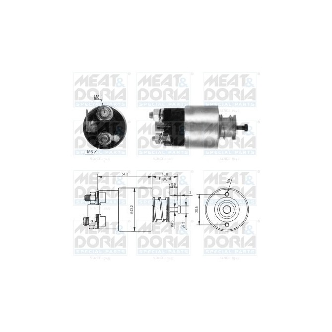 Solenoid, electromotor MEAT & DORIA