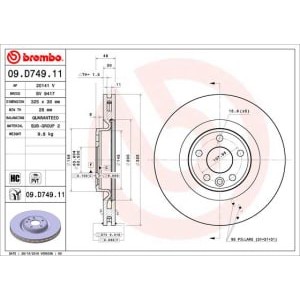 Disc frana BREMBO