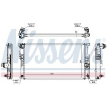 Radiator, racire motor NISSENS