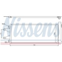 Condensator, climatizare NISSENS