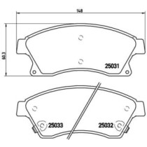 Placute de frana - Tuning BREMBO