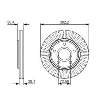 Disc frana BOSCH