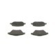 Set placute frana fata BOSCH pentru CITROEN C3, C3 AIRCROSS, C4 CACTUS, PEUGEOT 2008, dimensiuni 59.2 mm x 137.0 mm x 18.0 mm