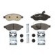 Set placute frana fata BOSCH cu instructiuni montare, tampon amortizare, pentru CITROEN JUMPER II, FIAT DUCATO, PEUGEOT BOXER 2.0D-Electric 04.06