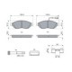 Set placute frana fata BOSCH cu instructiuni montare, tampon amortizare, pentru CITROEN JUMPER II, FIAT DUCATO, PEUGEOT BOXER 2.0D-Electric 04.06