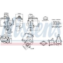 Supapa EGR NISSENS