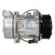 Compresor climatizare NISSENS pentru SCANIA G I, P I, R I 03.04-05.19, capacitate 240 ml, 4 gauri fixare, 24 V, tip SD7H15