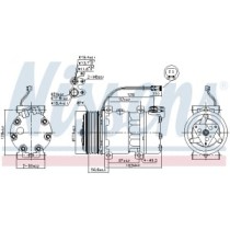Compresor, climatizare NISSENS