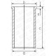Cămaşă cilindru GOETZE 91,49mm lungime 216,0mm diametru exterior 95,31mm diametru flanşă 98,16mm pentru ALLIS CHALMERS 5000