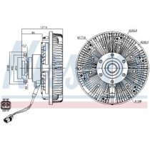 Cupla, ventilator radiator NISSENS