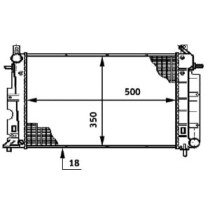 Radiator, racire motor MAHLE