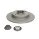 Disc frana BOSCH Spate Dreapta/Stanga cu inel ABS pentru CITROEN C4 I, C4 II, DS4, PEUGEOT 308, Diametru exterior 249.0 mm