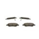 Set placute frana fata BOSCH pentru HONDA JAZZ IV 1.3 09.15 - inaltime 56.7 mm, latime 136.5 mm, grosime 16.0 mm