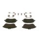 Set placute frana fata BOSCH pentru MERCEDES C (C204), C T-MODEL (S204), C (W204), E (A207), E (C207), E T-MODEL (S212), E (W212), SLC (R172), SLK (R172) 71.5mm x 146.2mm x 20.6mm