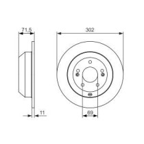 Disc frana BOSCH