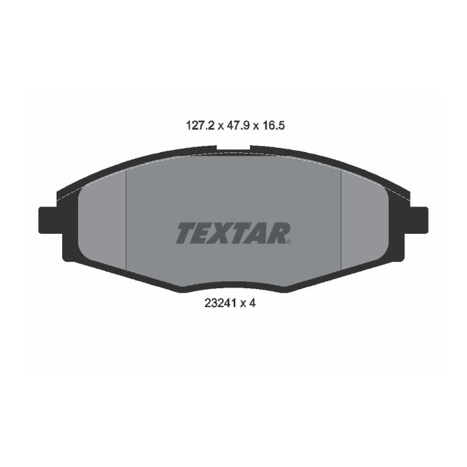 Set placute frana,frana disc TEXTAR