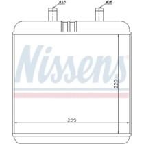 Schimbator caldura, incalzire habitaclu NISSENS