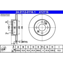 Disc frana ATE