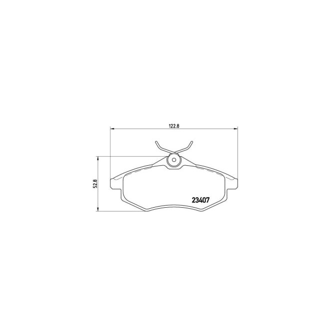 Set placute frana,frana disc BREMBO