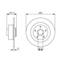 Disc frana BOSCH