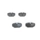 Set placute frana spate BOSCH pentru LAND ROVER DISCOVERY II, RANGE ROVER II 2.5D-4.6, dimensiuni 52.1 mm x 95.0 mm x 16.3 mm