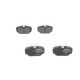 Set placute frana spate BOSCH pentru LAND ROVER DISCOVERY II, RANGE ROVER II 2.5D-4.6, dimensiuni 52.1 mm x 95.0 mm x 16.3 mm