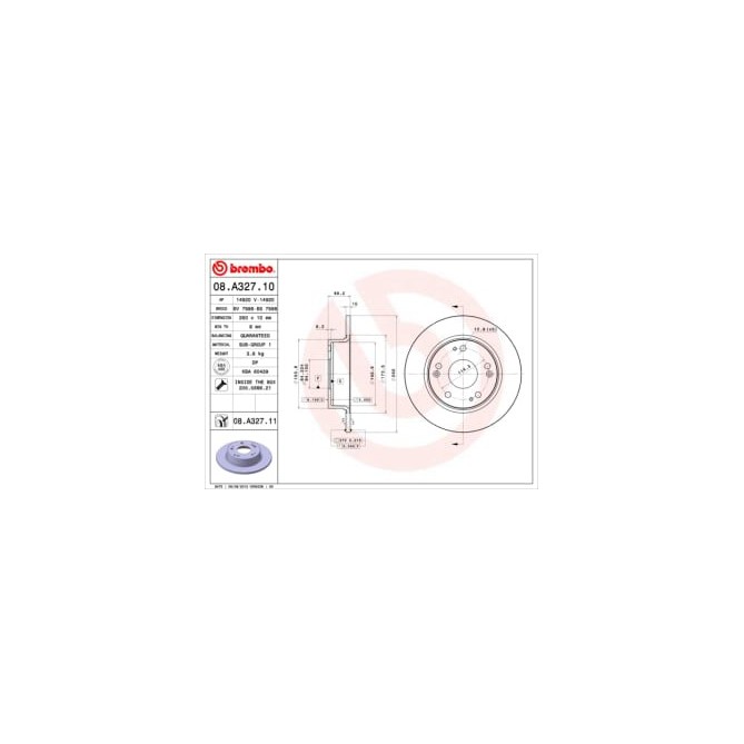 Disc frana BREMBO