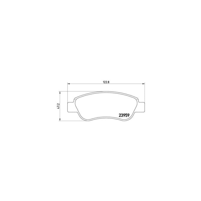 Set placute frana,frana disc BREMBO