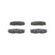 Set placute frana fata BOSCH pentru NISSAN BLUEBIRD, NAVARA, PATHFINDER II, PICK UP, SERENA, TERRANO I, URVAN, VANETTE 49.5mm x 130.1mm x 17.0mm