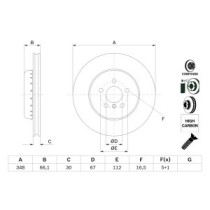 Disc frana BOSCH