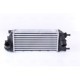 Intercooler compresor NISSENS pentru FIAT PANDA 0.9/0.9CNG/1.3D 02.12 - dimensiuni 290x128x64 mm, aluminiu/plastic, fără supapă AGR