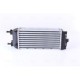 Intercooler compresor NISSENS pentru FIAT PANDA 0.9/0.9CNG/1.3D 02.12 - dimensiuni 290x128x64 mm, aluminiu/plastic, fără supapă AGR